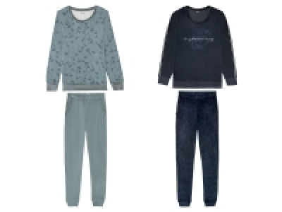 esmara® Damen Pyjama, aus kuschelig weicher Nicki-Qualität