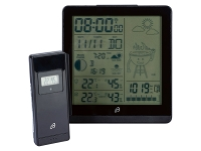 AURIOL® Funk-Wetterstation, mit Außensensor und Grillwetter-Anzeige