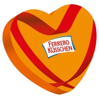 Aldi Süd  FERRERO® Valentinstags-Herz Küsschen 124 g