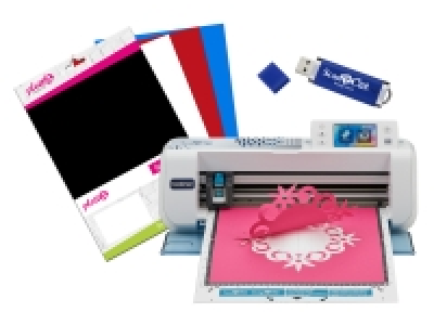 brother ScanNCut »CM750« Hobbyplotter inkl. USB Stick und Folien