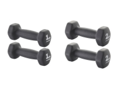 CRIVIT Kurzhantel-Set, 2 Stück 4.99 €