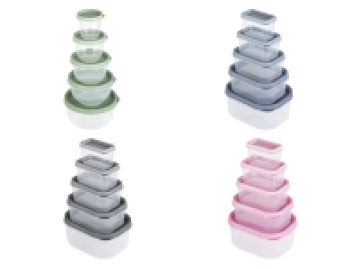 Lidl Ernesto® ERNESTO® Frischhaltedosen-Set, 5-teilig, verschiedene Größen