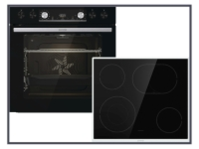 gorenje EinbauSet Black Set4 Pyrolyse »ECD634X + BCPX6737E05BG«