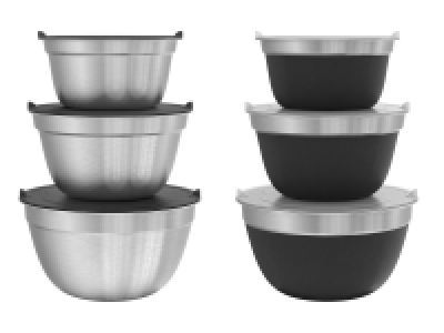 Lidl Ernesto® ERNESTO® Schüsselset Edelstahl, 3-teilig
