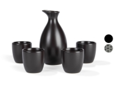 Lidl Ernesto® ERNESTO® Sake-Set, 5-teilig, Steingut