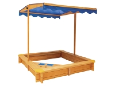 Playtive Sandkasten, mit Dach und Eisdiele