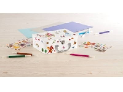 Lidl Crelando® crelando® Kinder Bastelkoffer mit 12 Fasermalern