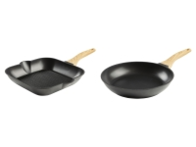 Lidl Ernesto® ERNESTO® Aluguss-Grillpfanne 28 x 28 cm / Aluguss-Pfanne Ø 28 cm
