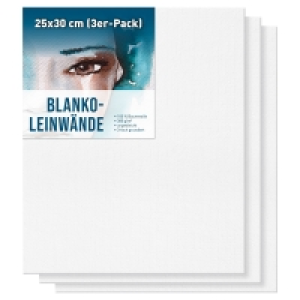 Aldi Süd  Blanko-Leinwände