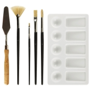 Künstler-Pinselset, 6er/10er-Set