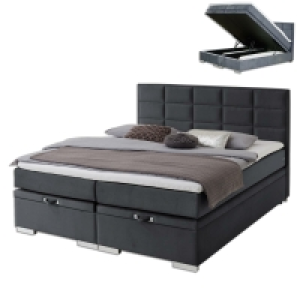 Roller  Boxspringbett - grau - H3 - 180x200 cm