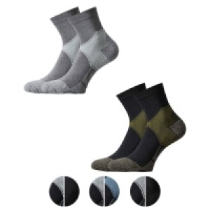 CRANE Damen und Herren Outdoor-Sportsocken, 2 Paar