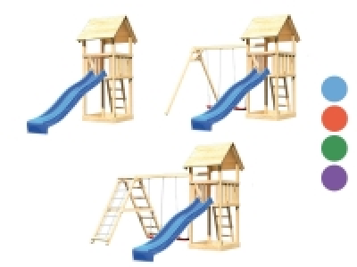 Akubi Spielturm »Lotti« mit Rutsche, Massivholz