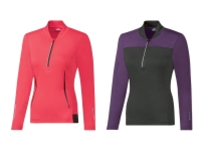 CRIVIT Damen Thermo-Fahrradshirt mit reflektierenden Details