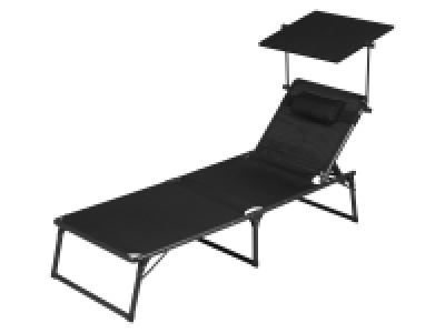 LIVARNO home Alu-Dreibeinliege »Houston«, mit Sonnendach, schwarz 79.99 €