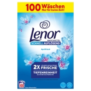 Aldi Süd  LENOR Flüssigwaschmittel oder Pulver 100 WL