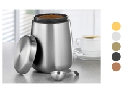 Esmeyer Kaffee-/ Vorratsdose Edelstahl inkl. Löffel im Deckel