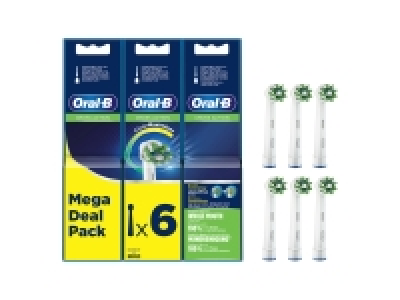 Oral B Oral-B Pro CrossAction Aufsteckbürsten, 6 Stück