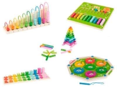 Playtive Holz-Rechenspielzeug, nach Montessori-Art