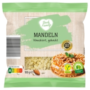 Aldi Süd  BACK FAMILY Mandeln 100 g