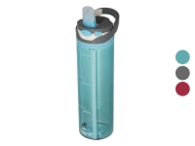 CRIVIT Trinkflasche, Einhand-Bedienung, mit ausklappbarem Mundstück