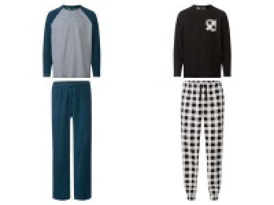 LIVERGY&reg; Herren Pyjama, lang, leger geschnitten