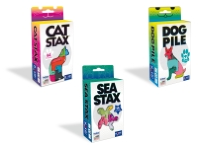 HUCH! Logikspiel »Cat Stax« / »Dog Pile« / »Sea Stax«