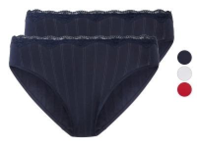 Lidl Esmara® esmara® Damen Slips, 2 Stück, mit Spitze