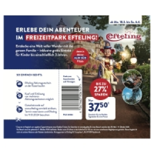 Gutschein Freizeitpark Efteling