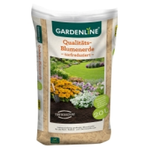 Aldi Süd  GARDENLINE Torfreduzierte Qualitäts-Blumenerde 20 l