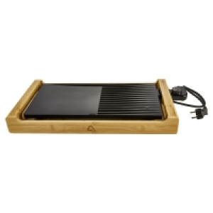 AMBIANO Elektrischer Bambus-Tischgrill