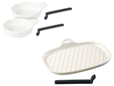 Lidl Grillmeister GRILLMEISTER Grillschalen-Set / Grillplatte, mit abnehmbarem Griff