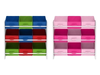 Lidl Livarno Home LIVARNO home Aufbewahrungsregal, mit 9 herausnehmbaren Textilboxen