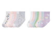 Lidl Lupilu® lupilu® Kleinkinder Mädchen Socken, 7 Paar, mit Bio-Baumwolle