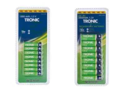 Lidl Tronic® TRONIC® Ni-MH-Akkus »Ready 2 Use«, 8 Stück