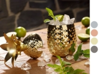 ECHTWERK Cocktailbecher Ananas 0,5l