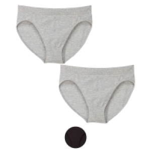 UP2FASHION Damen Nahtlose Slips, 2er-Packung