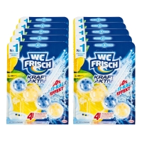 Netto  WC Frisch Kraft-Aktiv Duftspüler Lemon 1 x 50 g, 10er Pack