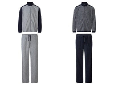 LIVERGY® Herren Fleeceanzug, 2-teilig, mit Stehkragen