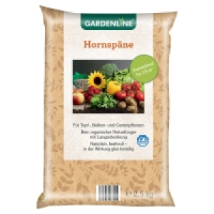 Aldi Süd  GARDENLINE Pasteurisierte Hornspäne 2,5 kg