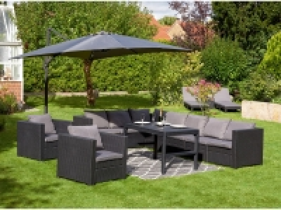 Lidl Keter Keter Lounge Set Provence Premium anthrazit