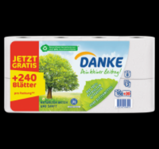 DANKE Recyclingtoilettenpapier
