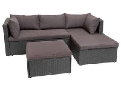 Lidl Livarno Home LIVARNO home Loungeecke mit Tisch, braun