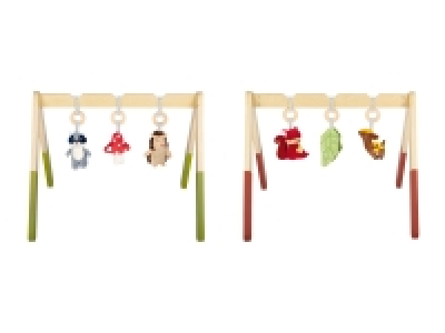 Playtive Holz Spielbogen, 3 Plüschanhänger