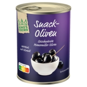 KINGS CROWN Snack-Oliven 85 g
