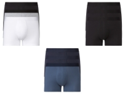 LIVERGY® Herren Boxer, 3 Stück, mit hohem Baumwollanteil