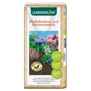 GARDENLINE Rhododendron- und Hortensienerde, 20 l 2.99 €