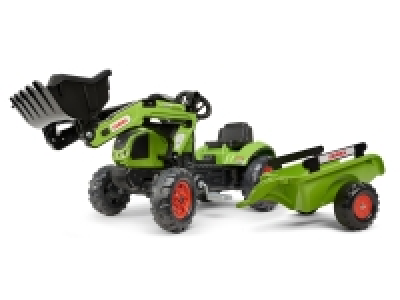 Lidl Falk Falk Baggerlader »Claas Arion 41«, mit Schaufel und Anhänger
