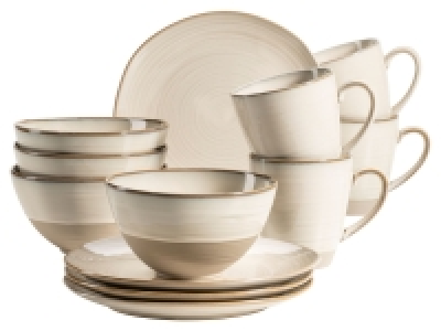 MÄSER Frühstücks-Set-Serie »Nottingham«, 12-teilig, Beige