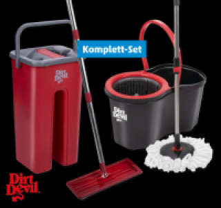 DIRT DEVIL Flachwischer-Komplett-Set oder Wischmopp-Komplett-Set